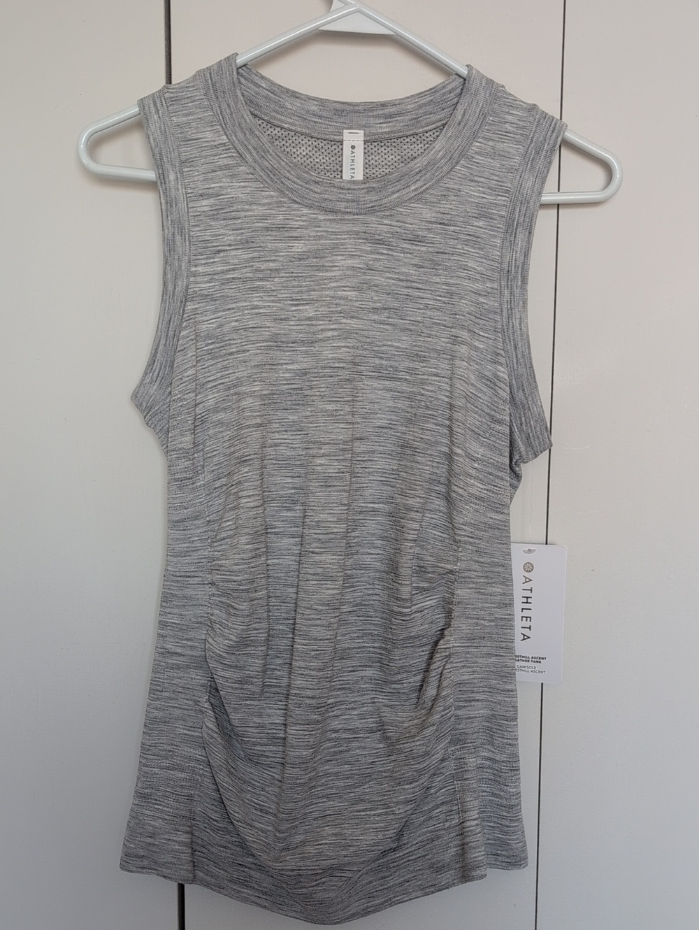 Athleta Light Grey Heather Performance Tank